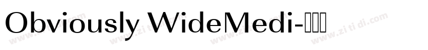 Obviously WideMedi字体转换